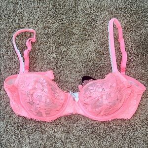 Victoria's Secret Pink Lace Demi Bra
